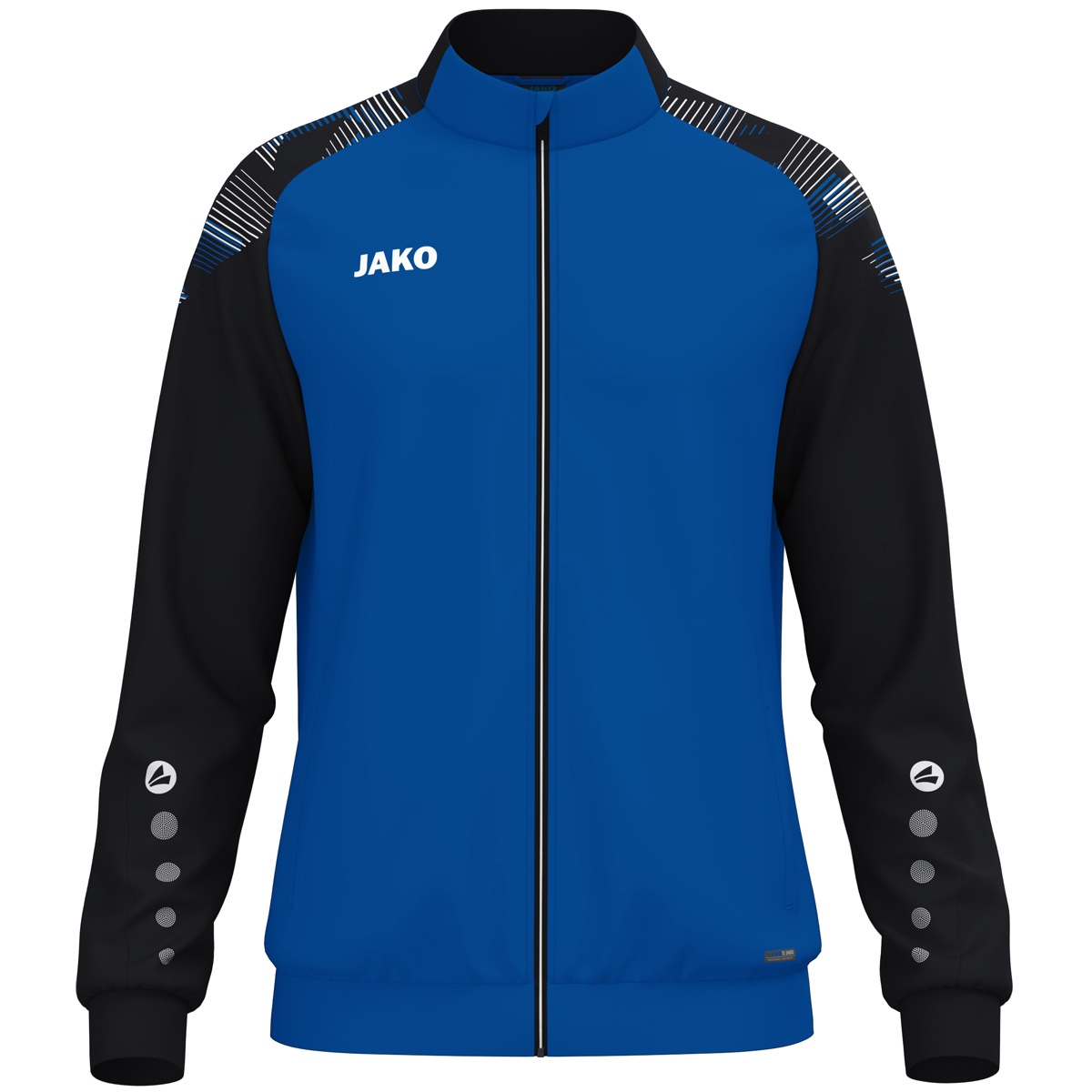 jacke, windjacke, sportjacke, reißverschluss, blau