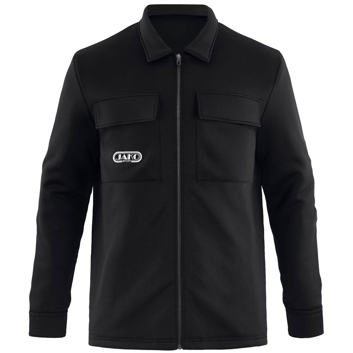 jacke, reissverschluss, pattentaschen, schwarz, softshell