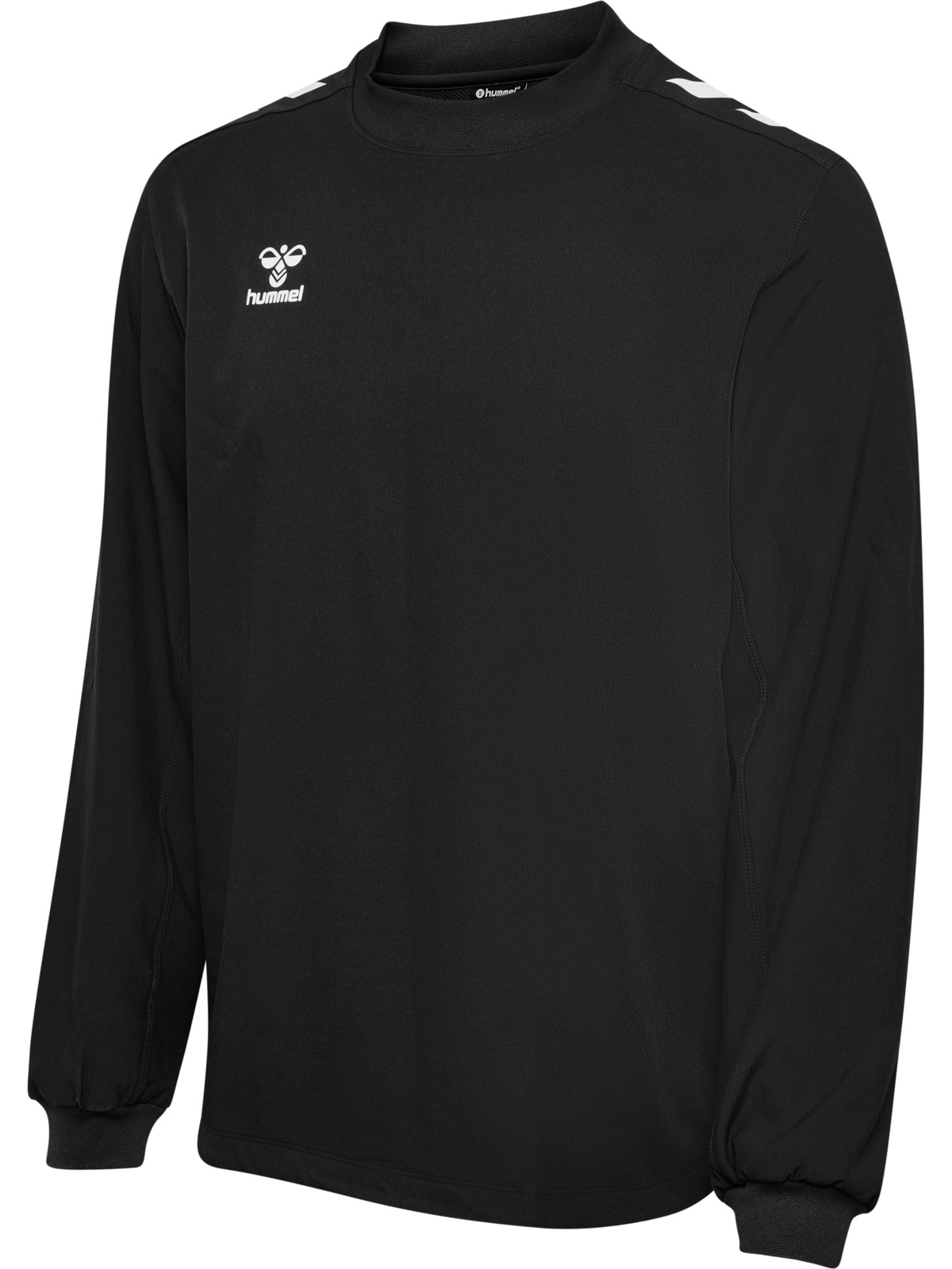 Langarmshirt, Schwarz, Rundhals, Sportshirt, Trainingsshirt