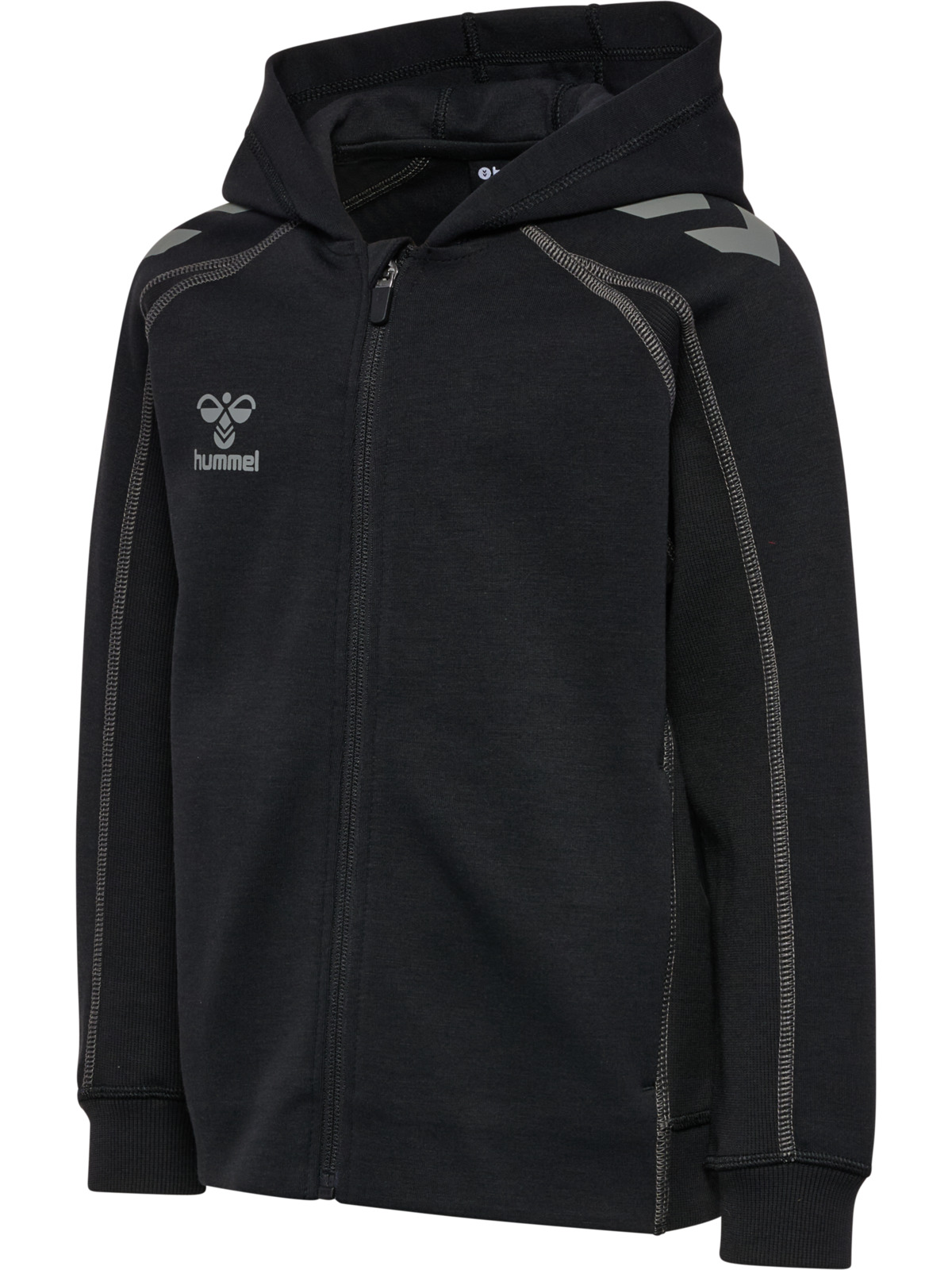 hoodie, Reißverschluss-Hoodie, dunkelgrau, Sportartikel, Kinder