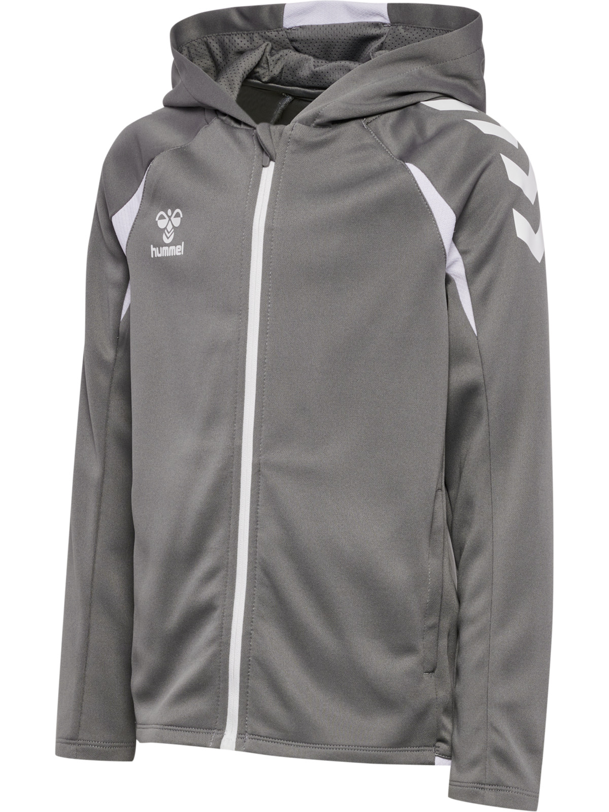 Hoodie, Reißverschlussjacke, Hoodie mit Kapuze, Graue Jacke, Sportbekleidung
