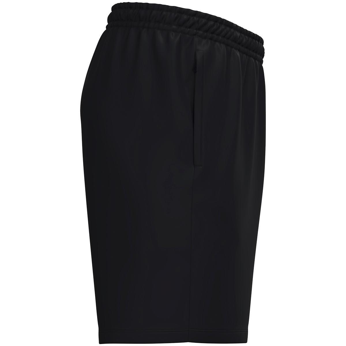 kurze_hose, schwarz, elastischer_taille, taschen, knielang
