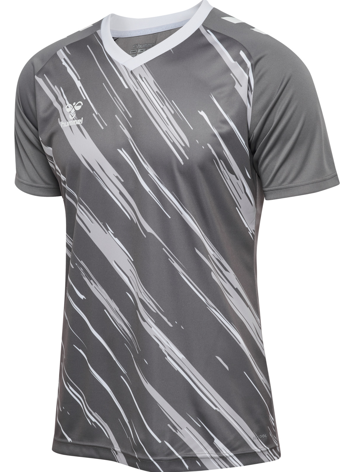 Jersey, Sportshirt, Graues Shirt, Graues Muster, Kurzarm