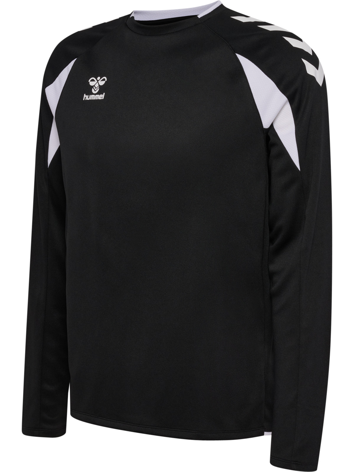 Langarmshirt, Schwarz, Athletic, Kleidung, Hummel