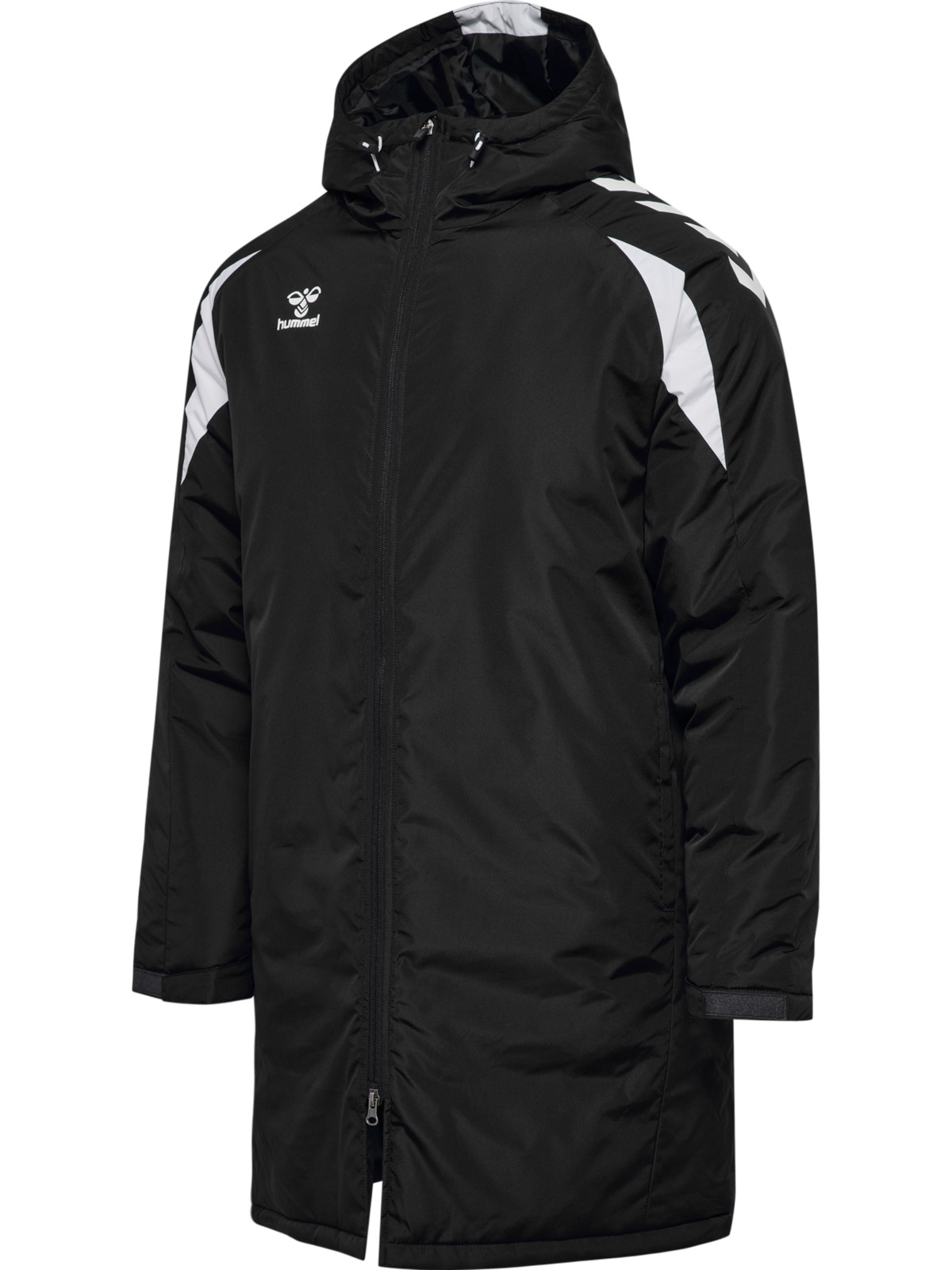 Regenjacke, Jacke, Schwarz, Kapuze, Reißverschluss