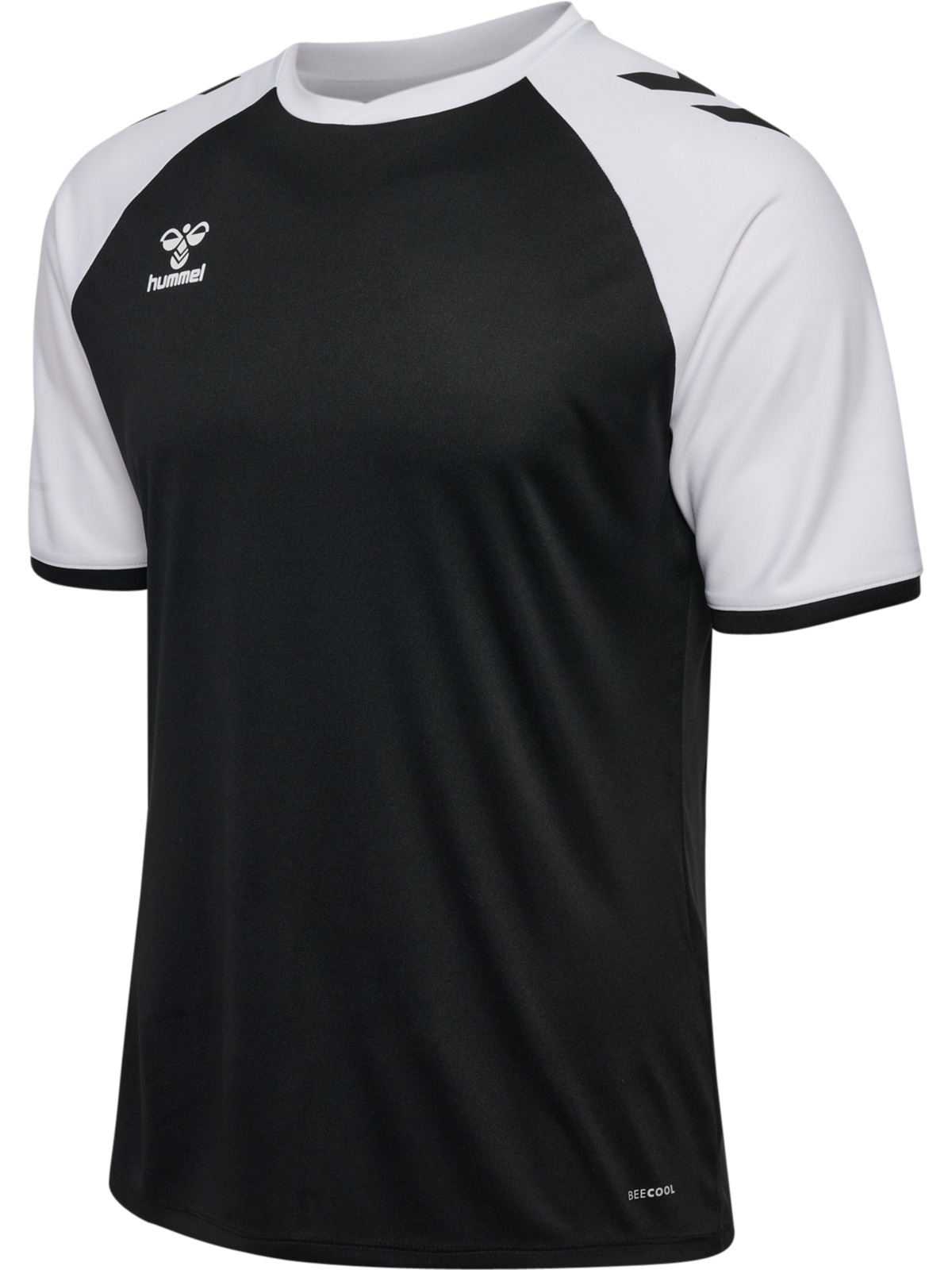 T-Shirt, Sportshirt, Kurzarm, Schwarz-Weiß, BeCool, Hummel