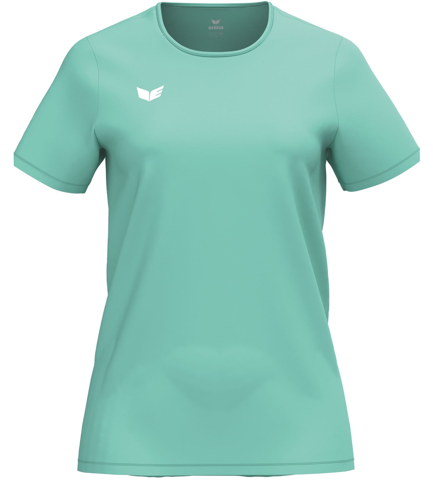 T-Shirt, Kurze Ärmel, Mintgrün, Einfarbig, Oberteil