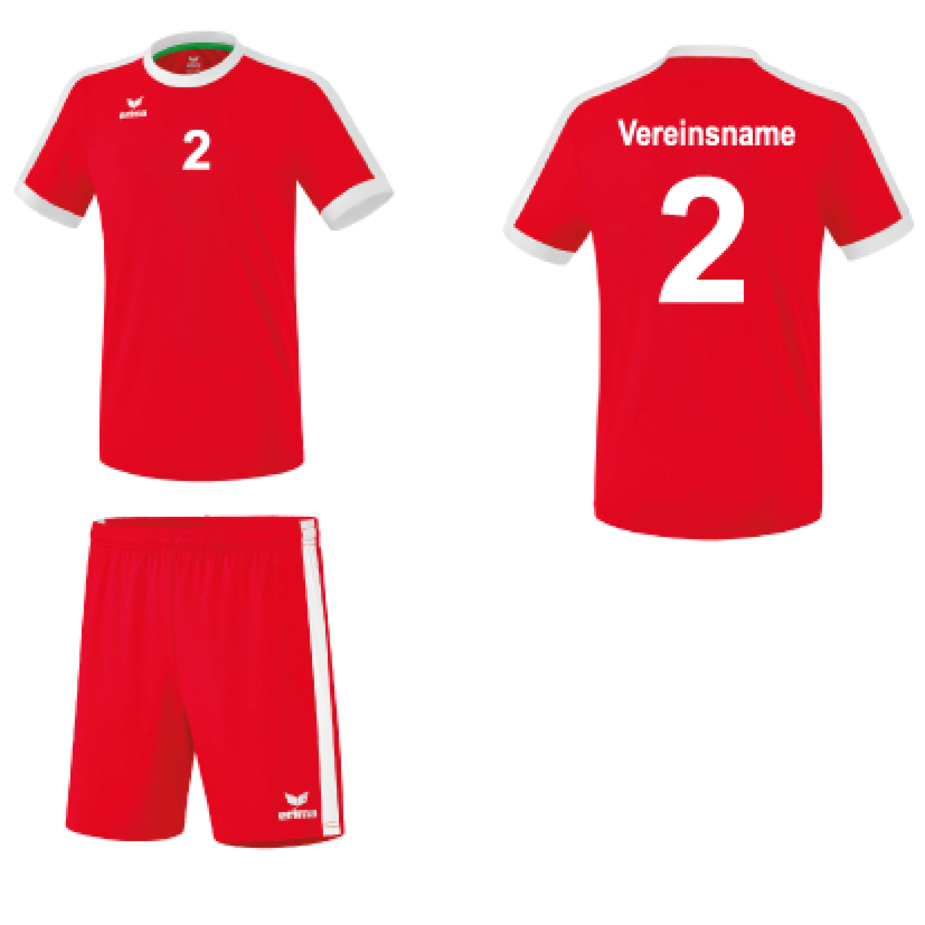 Trikotsatz Handball Erima RETRO STAR ab 10 Stk. inkl. Druck