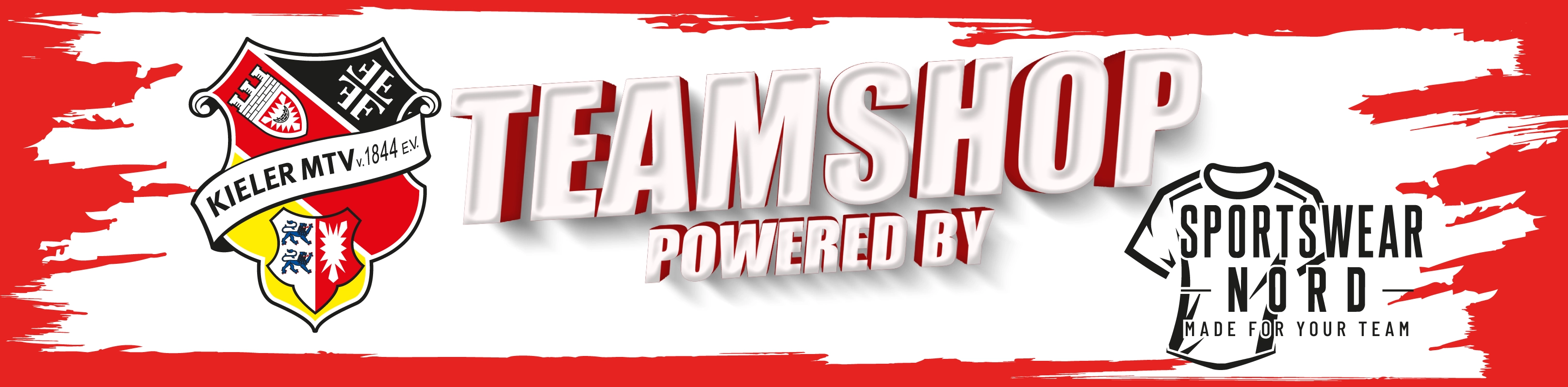 Banner TEAMSHOP powerd by SPORTSWEAR NORD