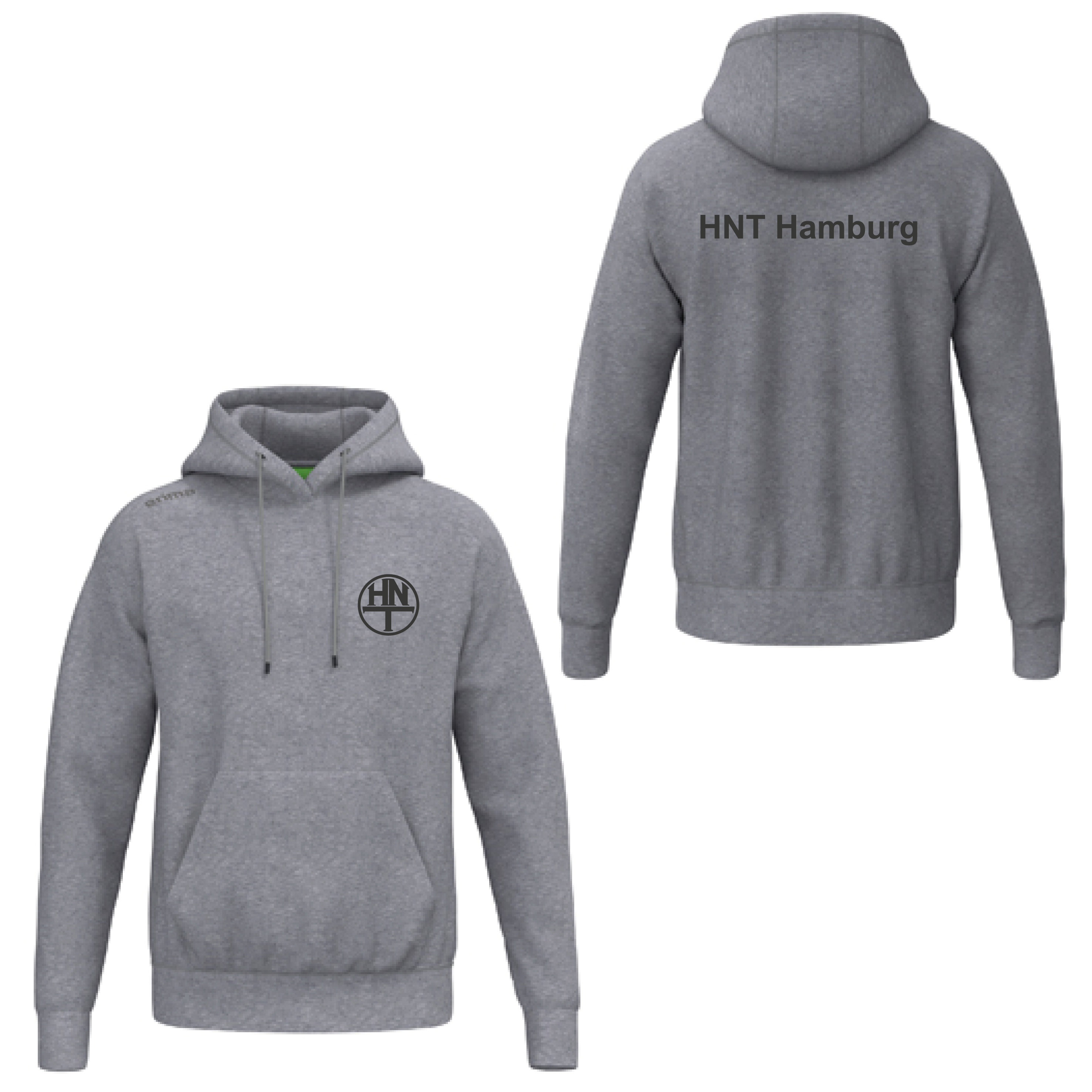 Fan Hoodie Basic Grau