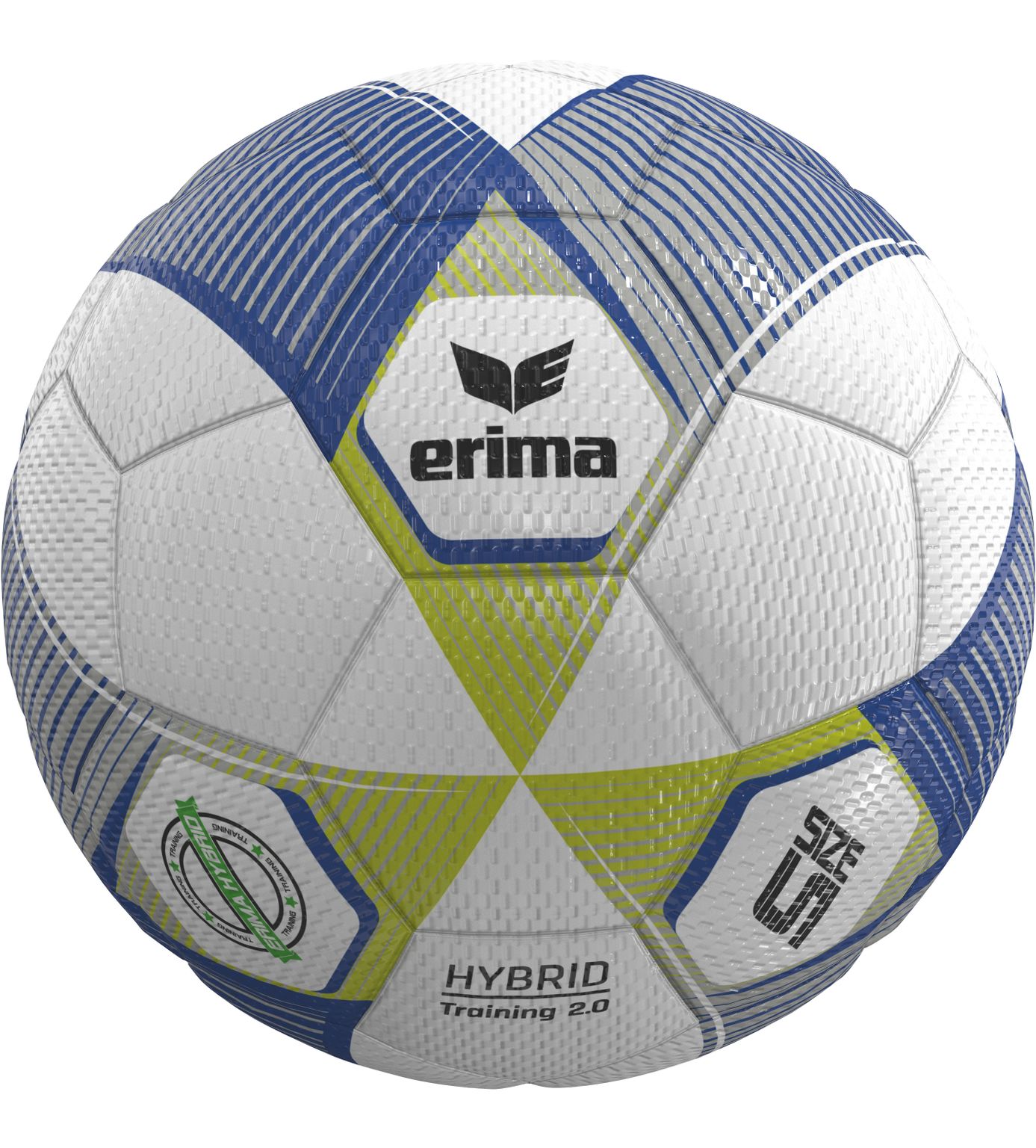 Fußball, Ball, Hybrid, Training 2.0, Weiß/Blau