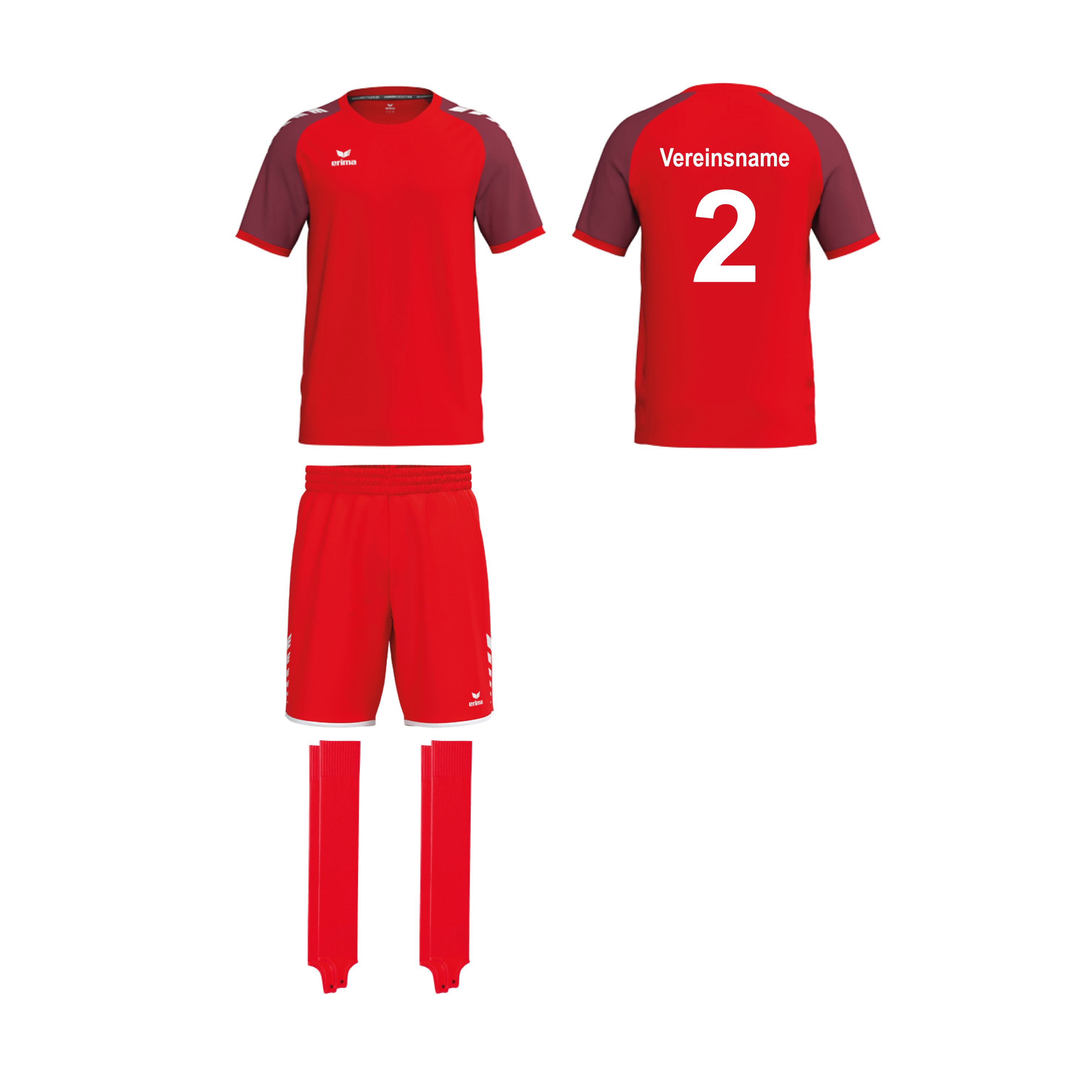 Trikotsatz Fußball Erima WINGS ab 10 Stk. inkl. Druck