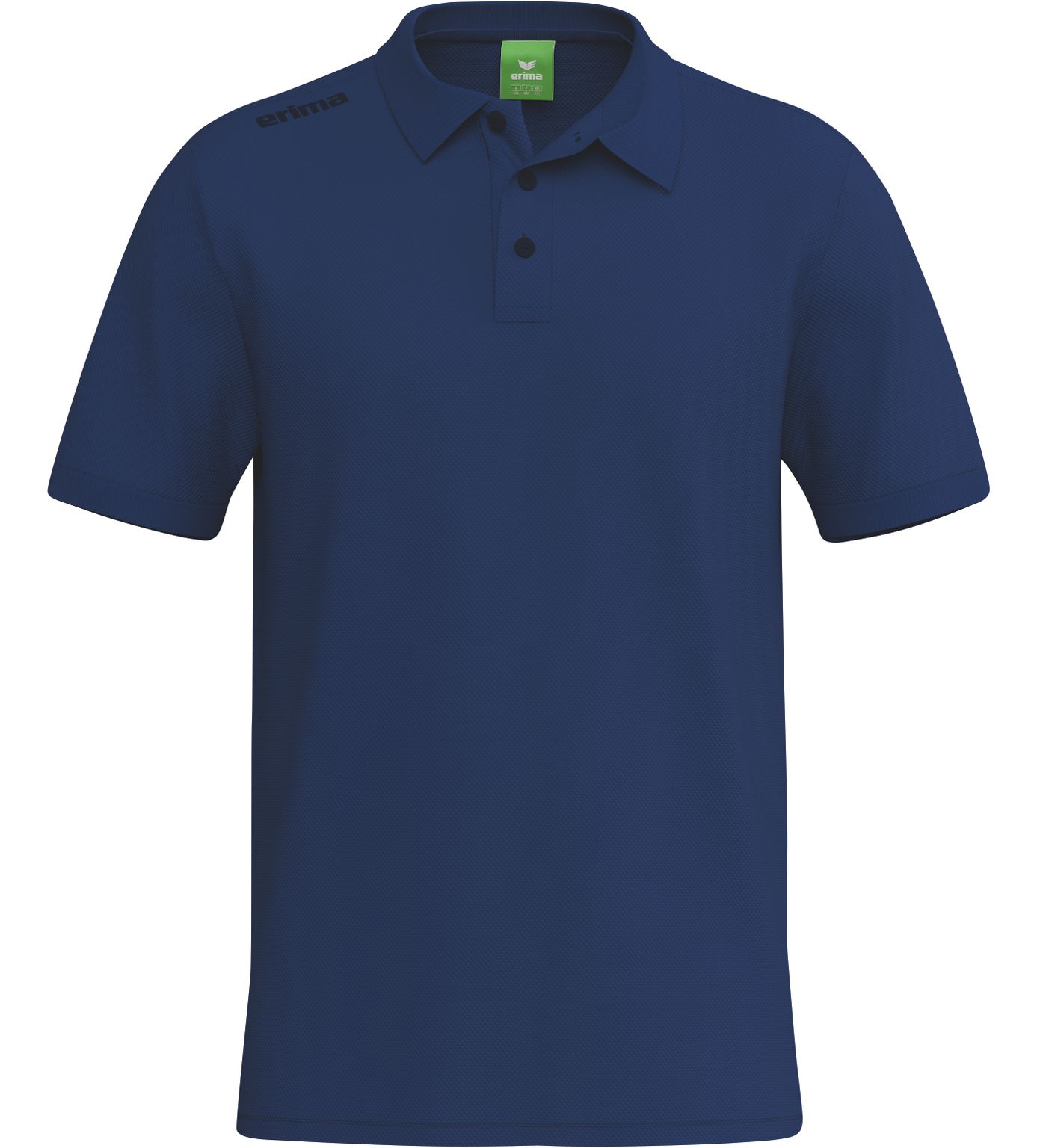 Polohemd, Pique-Poloshirt, Kurzarm, Navyblau, Poloshirt mit Kragen