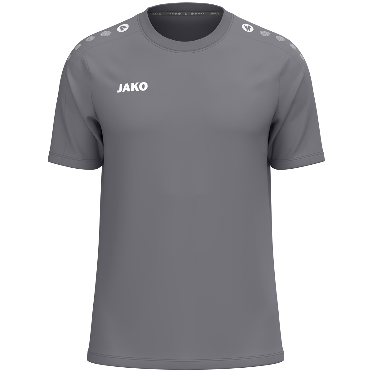 T-Shirt, Gerade Passform, Kurzarm, Grau, JAKO