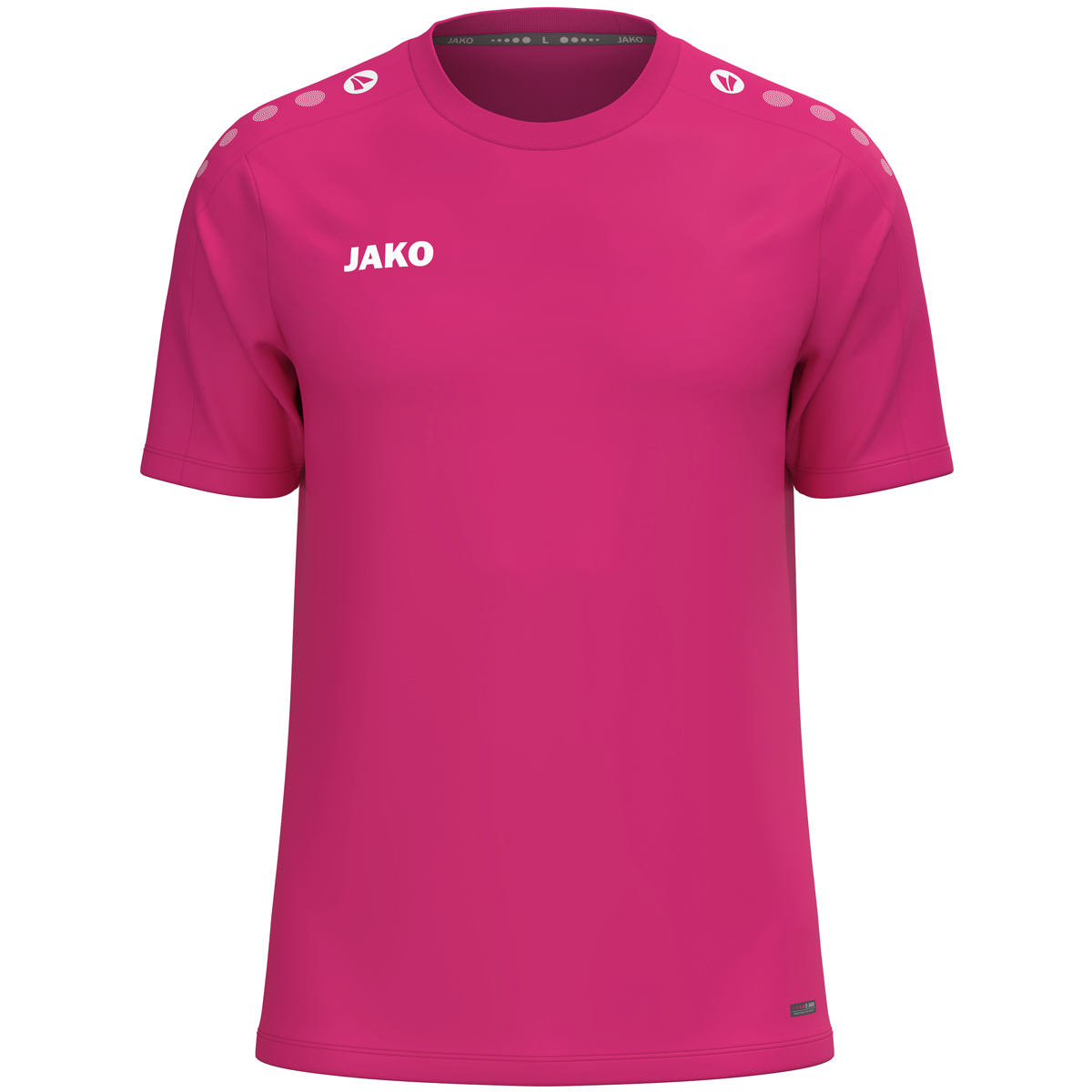 Jako Shirt, Sportbekleidung, Rotes/pinkes T-Shirt, Kurzarm, Knockout-Logo