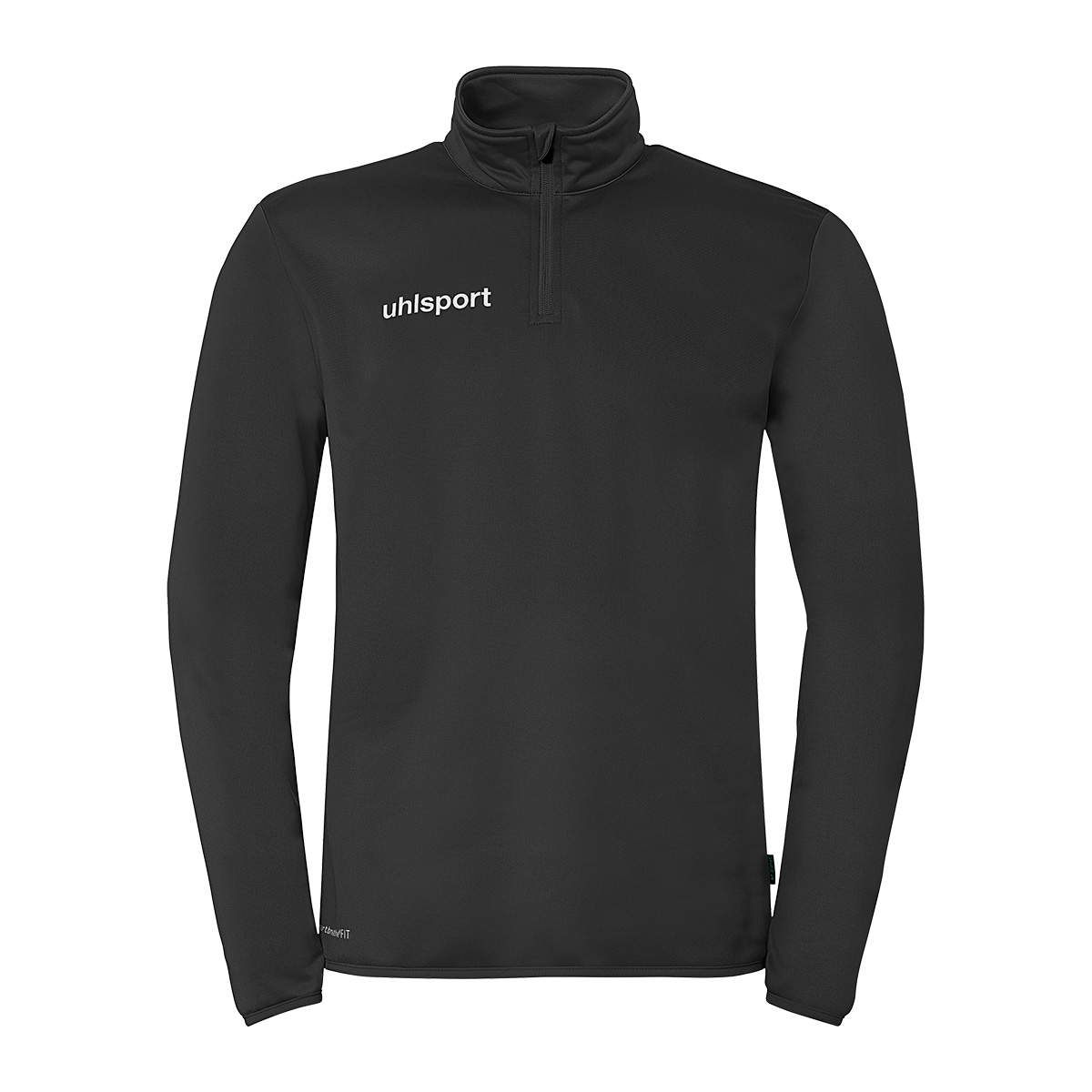 jacke, pullover, reverskragen, langarm, uhlsport