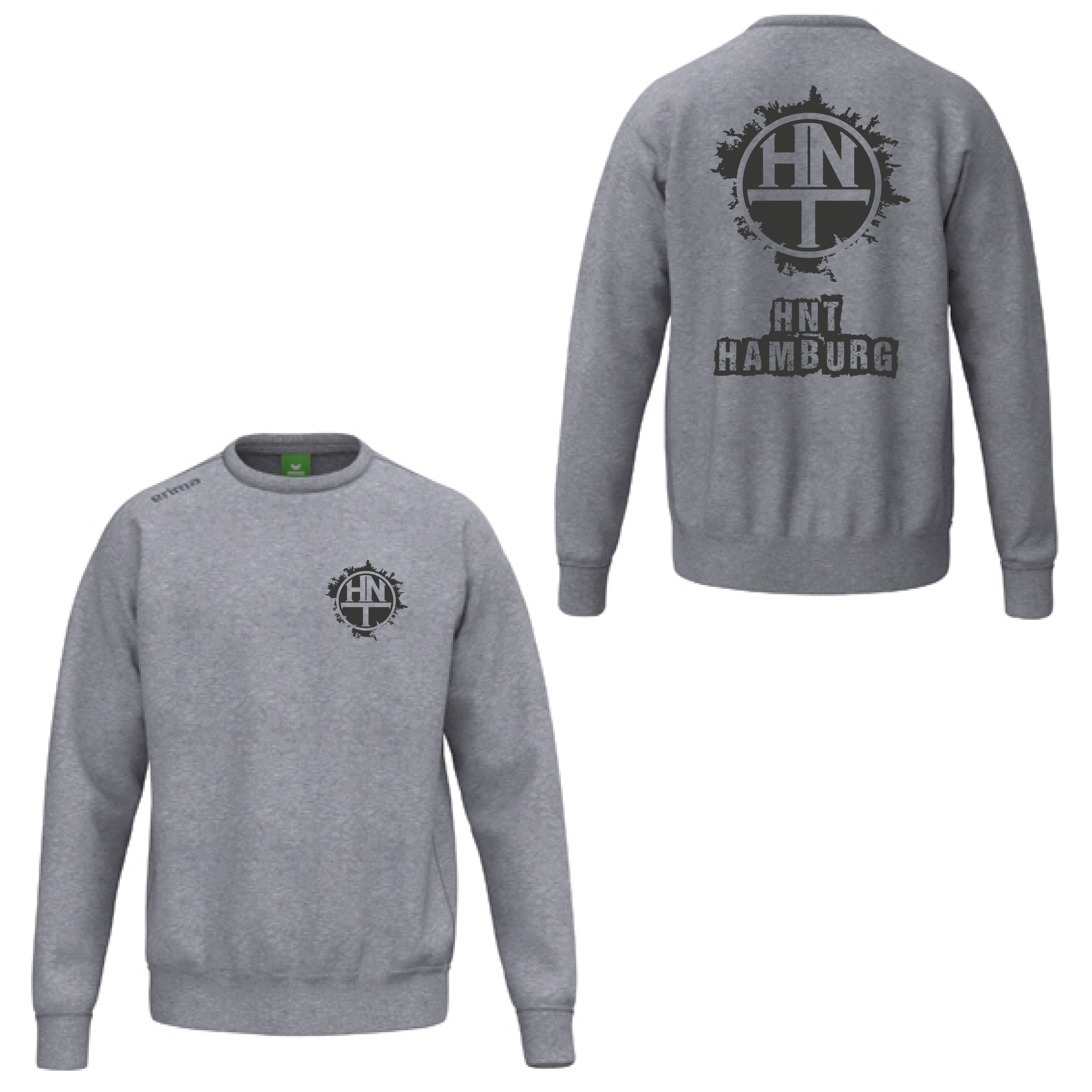 Fan Sweatshirt Grunge Grau