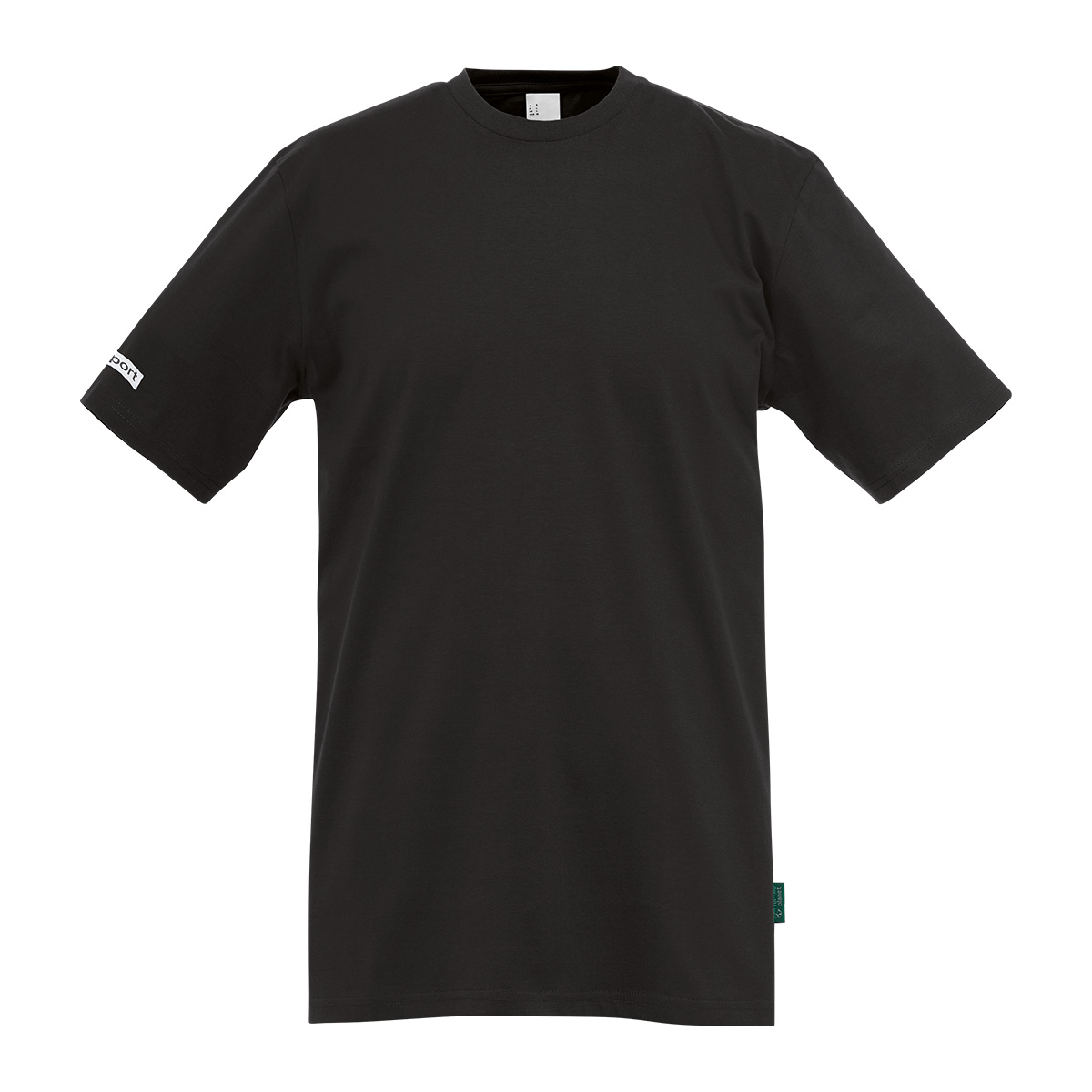 Tee, T-Shirt, Kurzarm, Schwarz, Basic