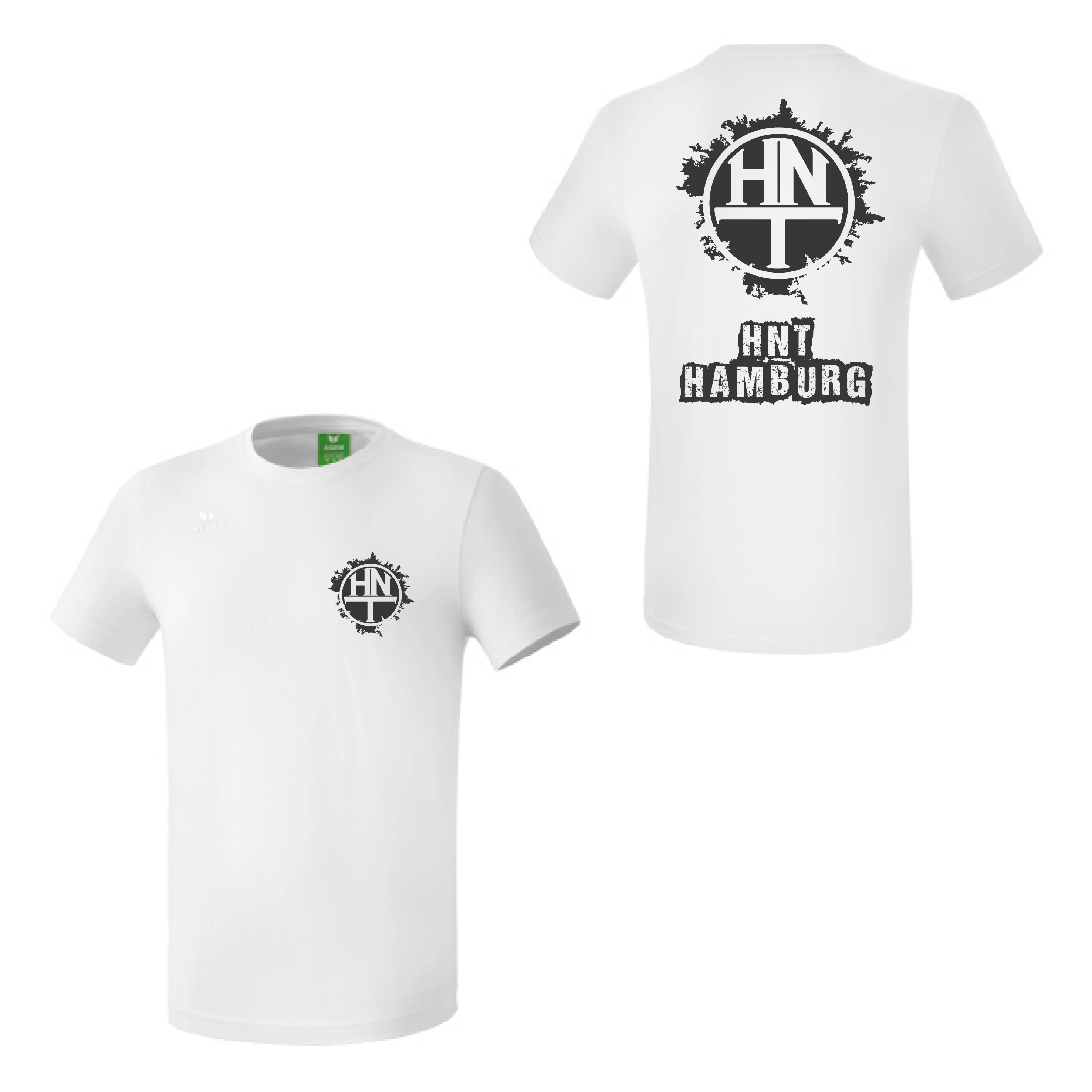 Fan T-Shirt Grunge Weiß