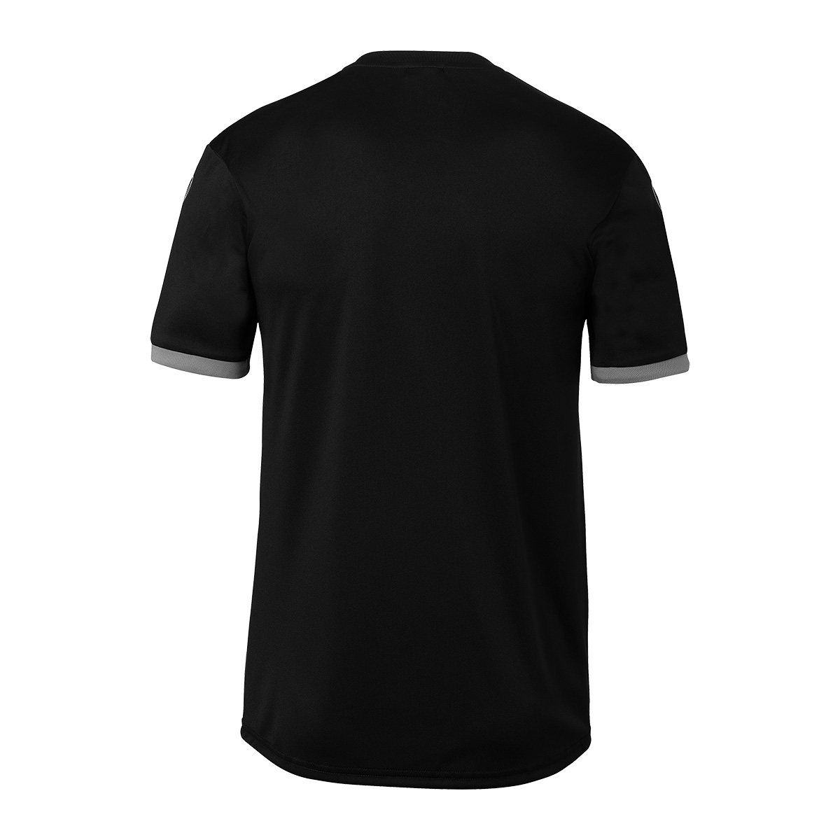 T-Shirt, Kurzärmlig, Schwarz, Rundhalsausschnitt, Graue Bündchen, T-Shirt, Schwarz, Kurzarm, Unifarben, Rückansicht, Schwarz, T-Shirt, Kurzarm, Raglan-Look, Krempelstoppel?, T-Shirt, Kurzarm, Schwarz, Plain, Rundhalsausschnitt, T-Shirt, Kurzarm, Schwarz, 