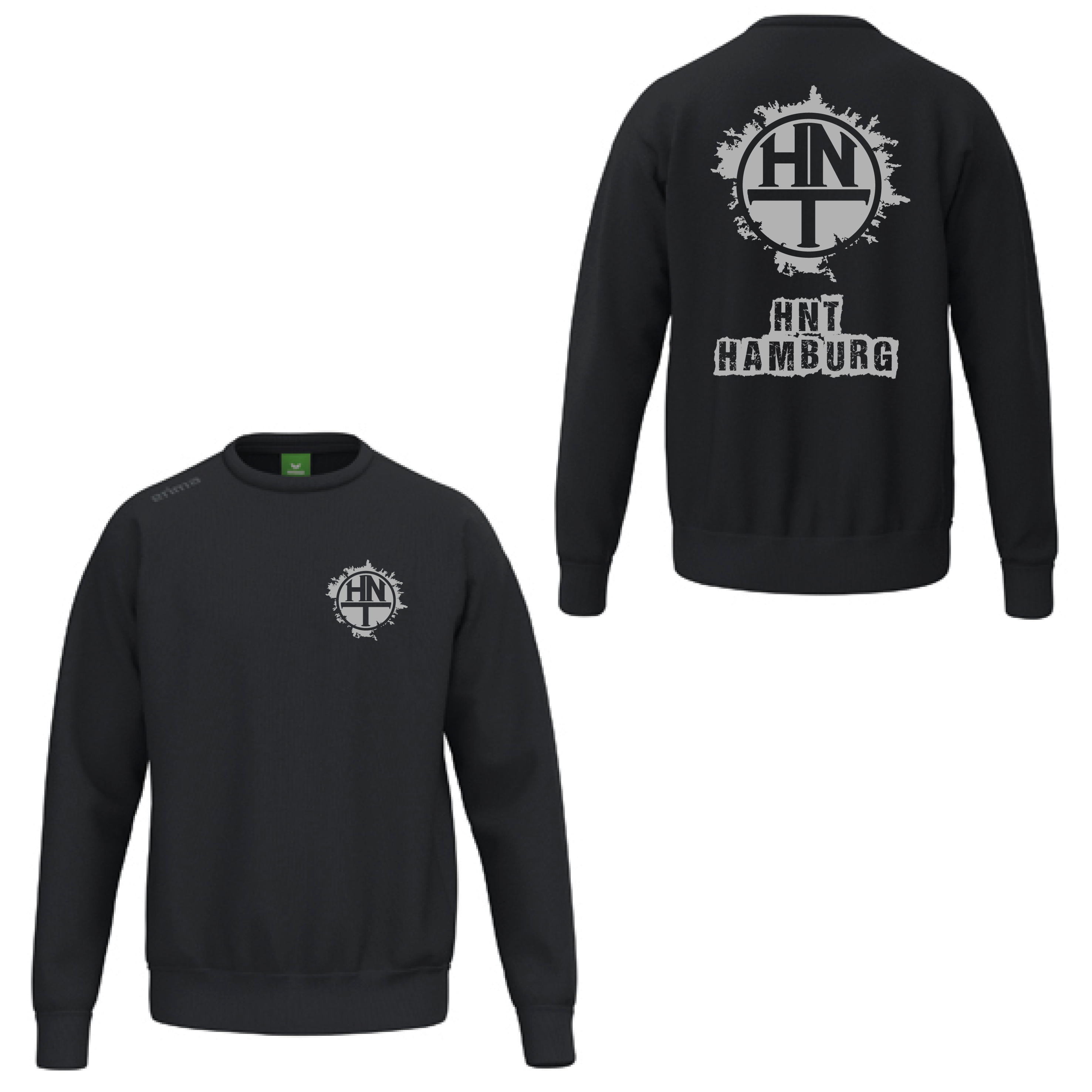 Fan Sweatshirt Grunge Schwarz