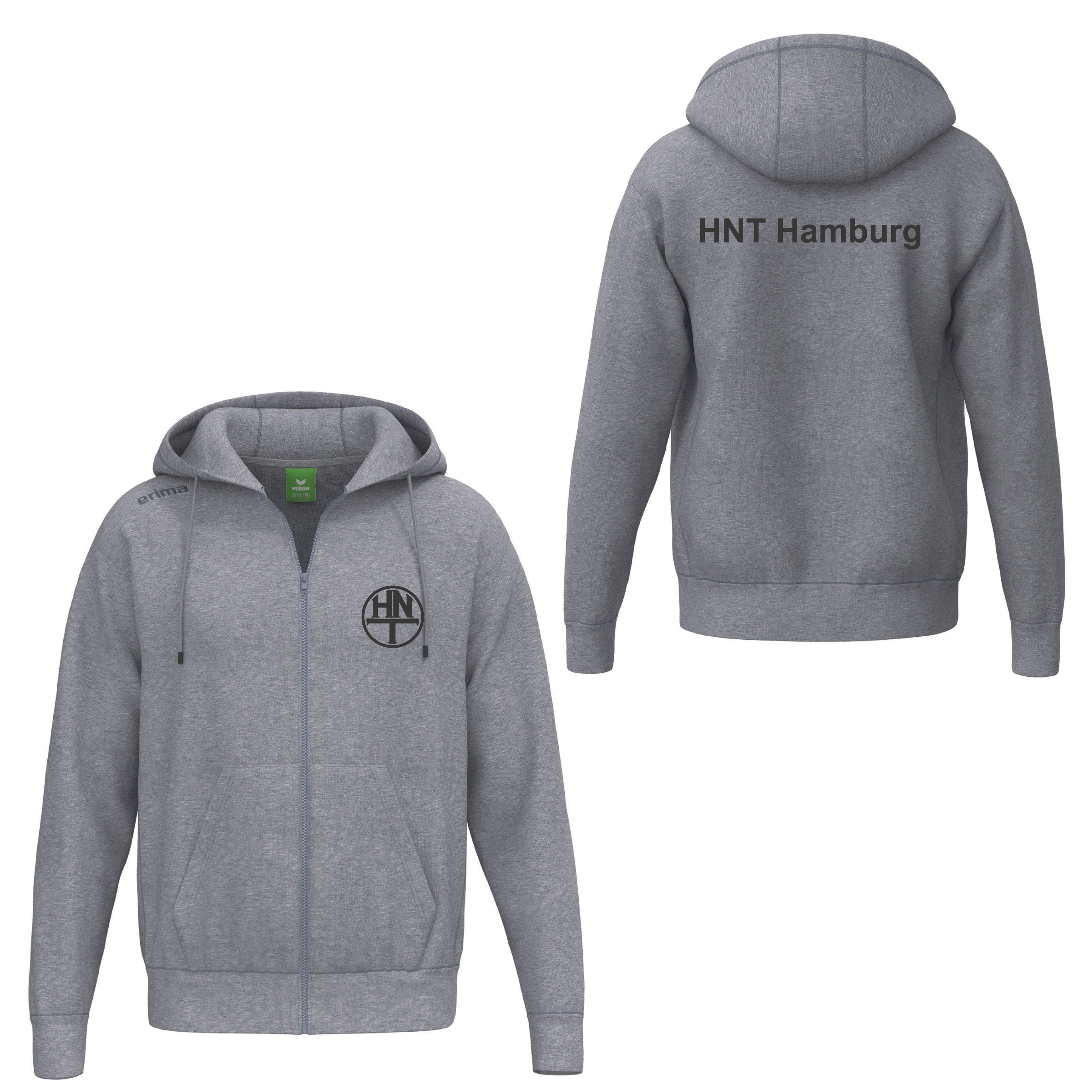 Fan Kapuzenjacke Basic Grau