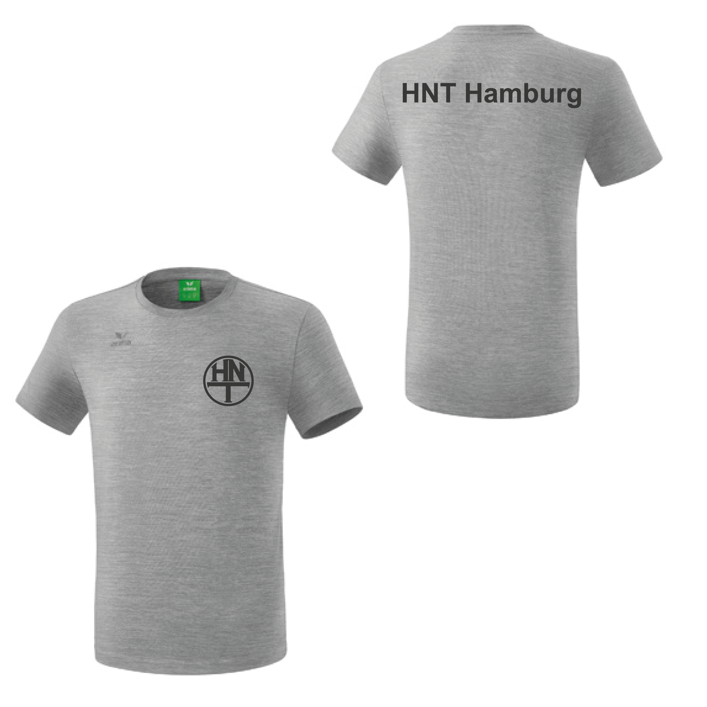 Fan T-Shirt Basic Grau
