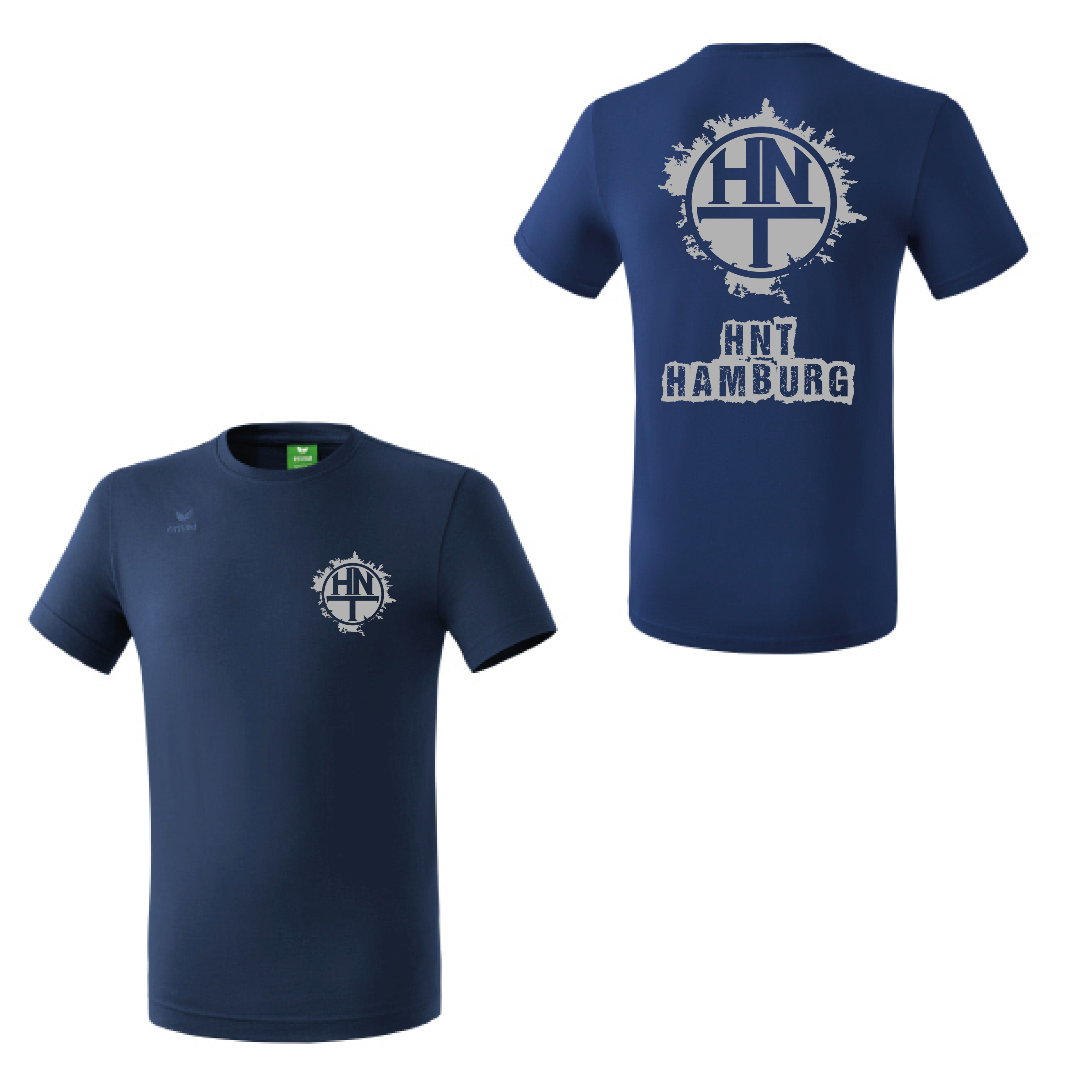 Fan T-Shirt Grunge Navy