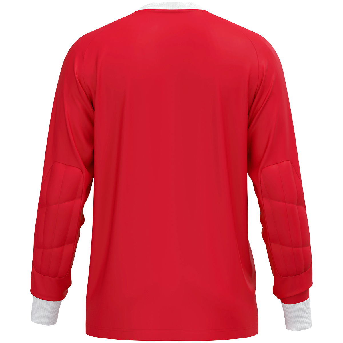 Roter Pullover, Langarm, Quetschnaht, Kragenrand, Rippbündchen