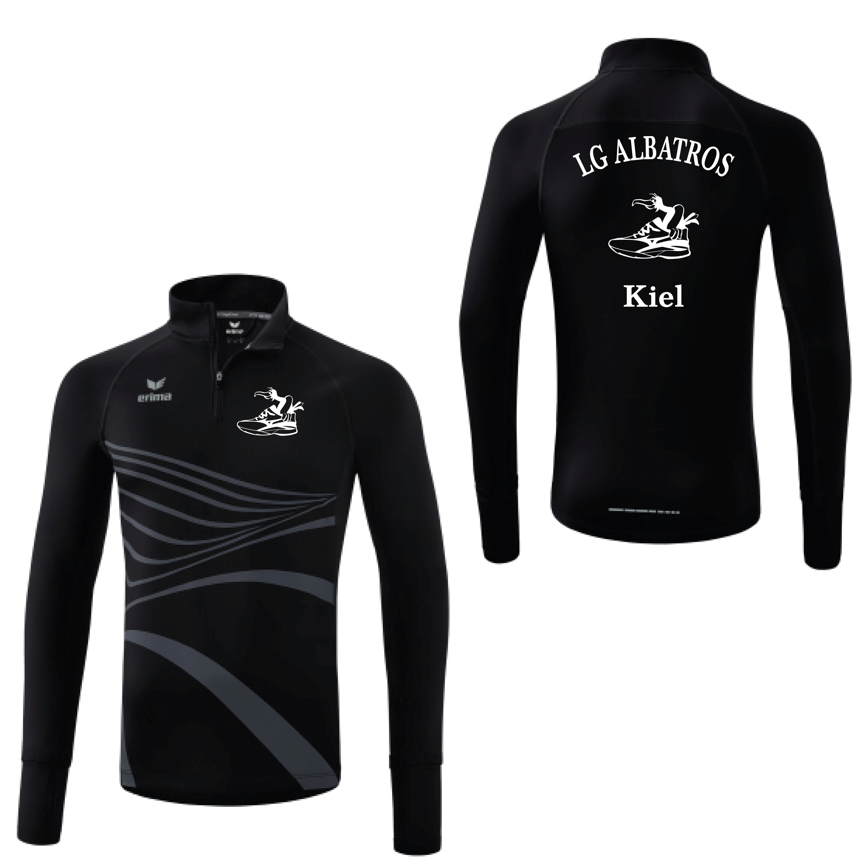 Racing Longsleeve Schwarz
